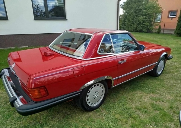 Mercedes-Benz SL cena 139000 przebieg: 111000, rok produkcji 1987 z Ogrodzieniec małe 781